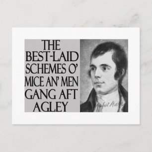 Postal Hombres y ratones