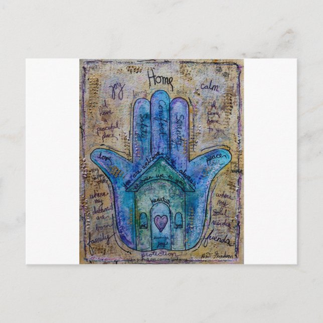 Postal Home Hamsa (Anverso)