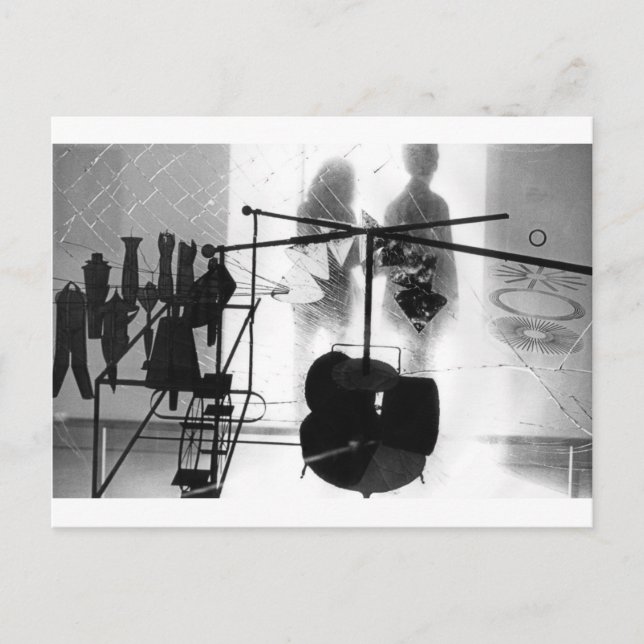 Postal Homenaje a Duchamp (Anverso)