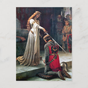 Postal Homenaje de Edmund Blair Leighton
