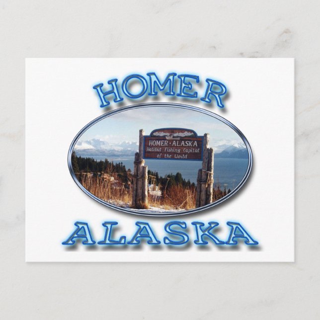 POSTAL HOMER, ALASKA (Anverso)