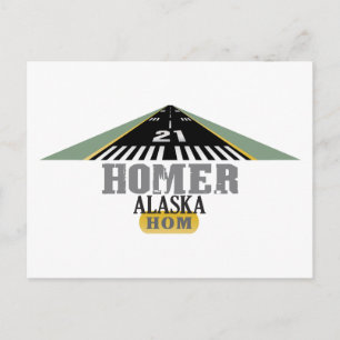 Postal Homer Alaska - Aeródromo
