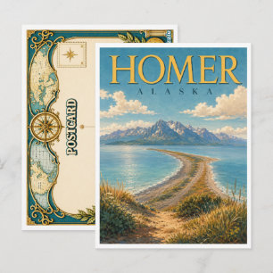 Postal Homer Alaska Homer Spit GeoSaga