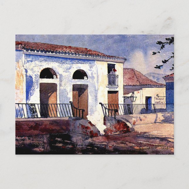 Postal Homer - Casa, Santiago, Cuba (Anverso)