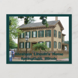 Postal HomeSpringfi de Abraham Lincoln...