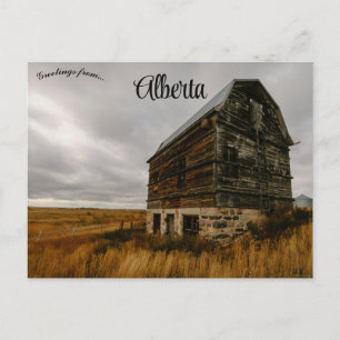 Postal Homestead en el sur de Alberta Canada