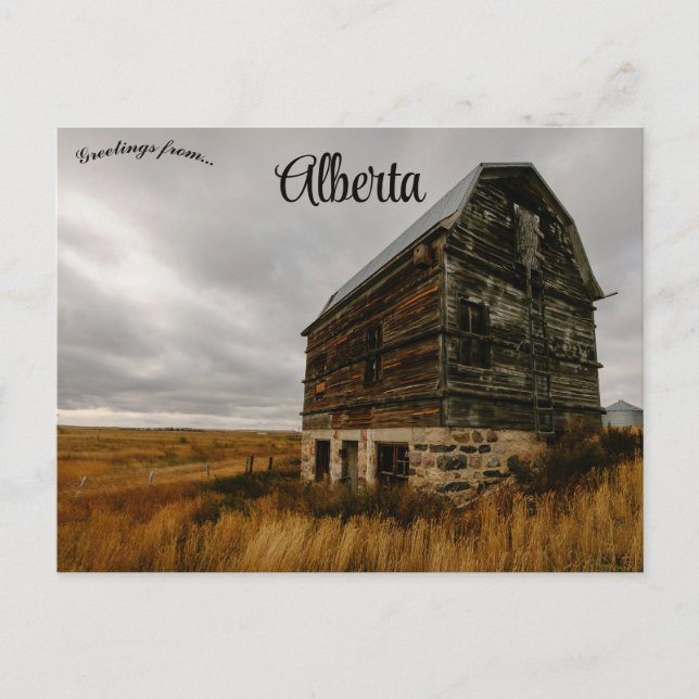 Postal Homestead en el sur de Alberta Canada (Anverso)