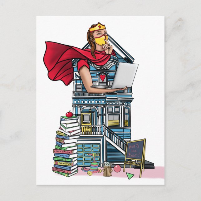 Postal "Homework" (Anverso)