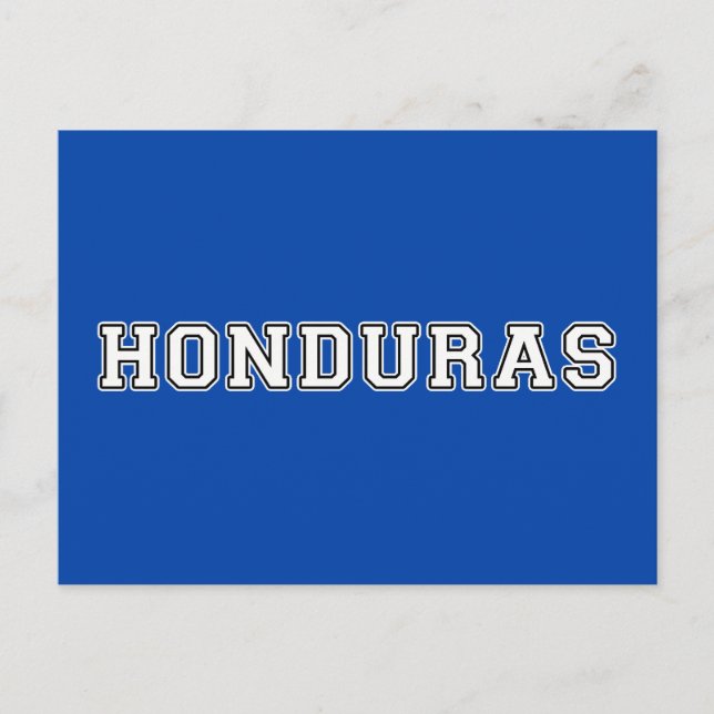 Postal Honduras (Anverso)