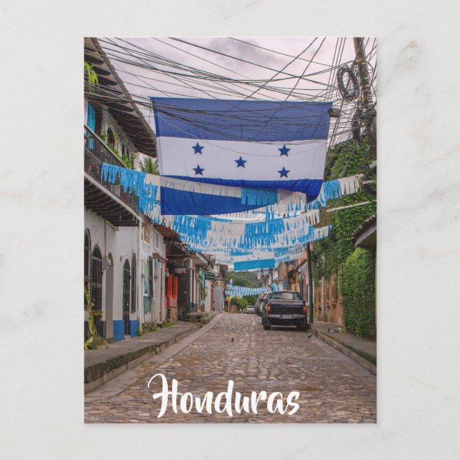 Postal Honduras, Bandera (Anverso)