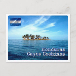 Postal Honduras - Cayos Cochinos -