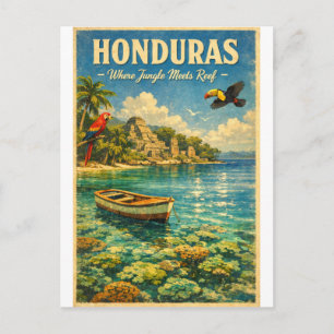 Postal HONDURAS – Donde la selva se encuentra con el arre