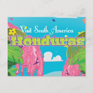 Postal honduras Personalizado Viaje impreso.