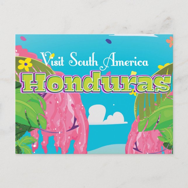 Postal honduras Personalizado Viaje impreso. (Anverso)