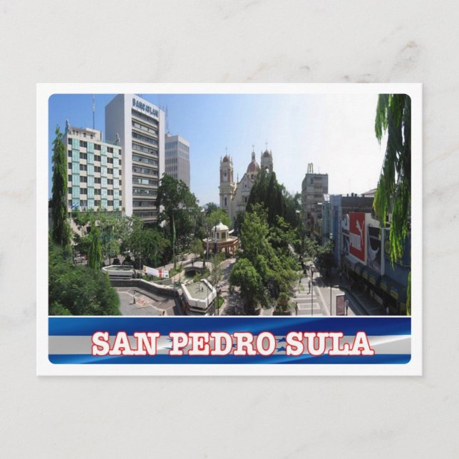 Postal Honduras - San Pedro Sula - (Anverso)