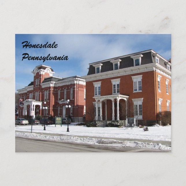 Postal Honesdale Pennsylvania Postcard (Anverso)