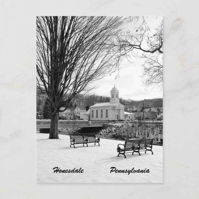 Postal Honesdale Pennsylvania Postcard (Anverso)