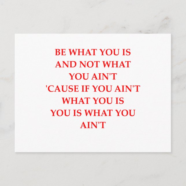 Postal honestidad (Anverso)