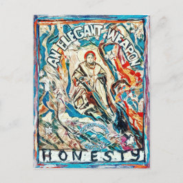 Postal Honestidad, un arma elegante para tiempos civiliza