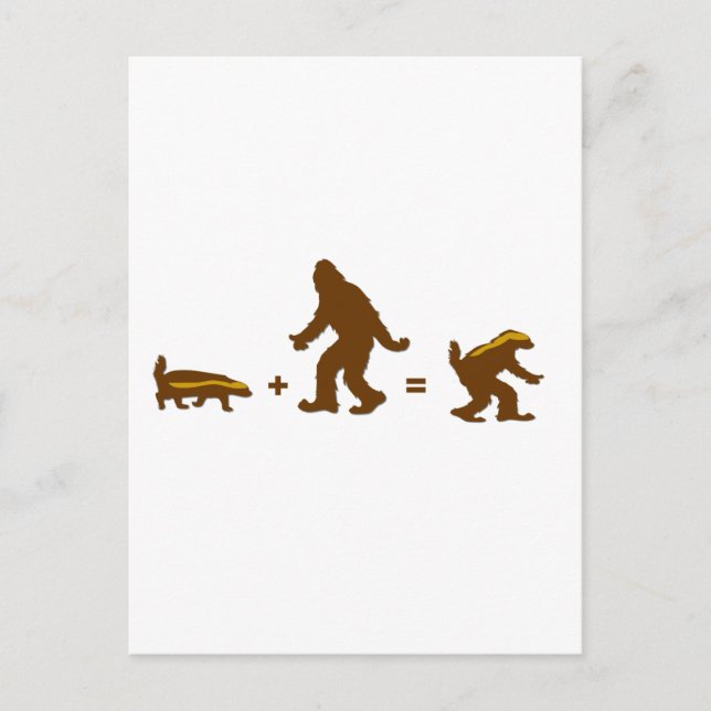 Postal Honey Badger Sasquatch Hybrid (Anverso)