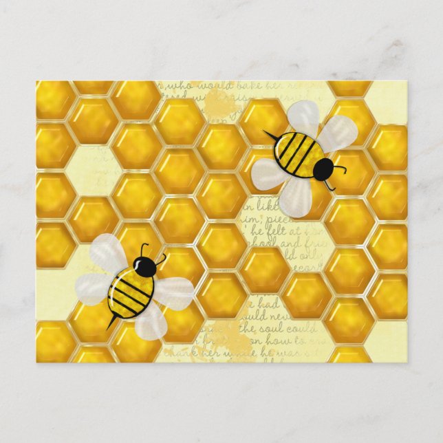 Postal Honey Comb 3D Whimsey (Anverso)