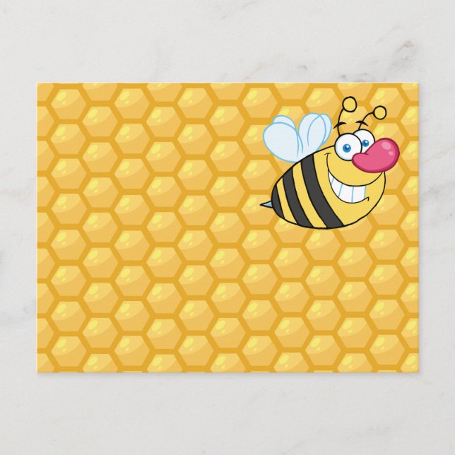 Postal Honey Comb Bee (Anverso)