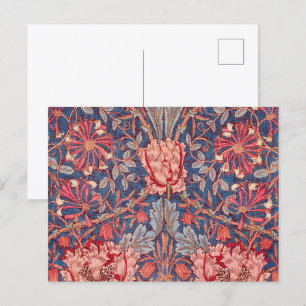 Postal Honeysuckle, fondo de pantalla de William Morris