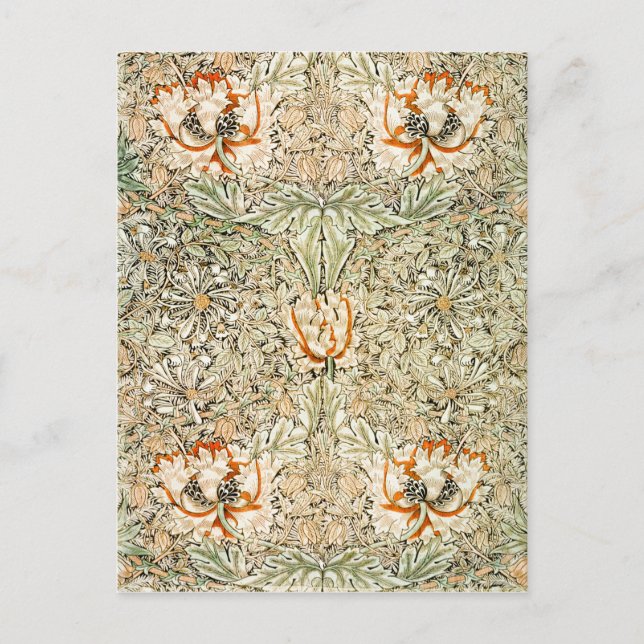 Postal Honeysuckle, William Morris (Anverso)