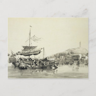 Postal Hong Shang, plato 17 de 'Sketches of China', eng