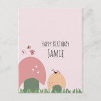 Hongos, Mariposas y Mariquitas Feliz Cumpleaños