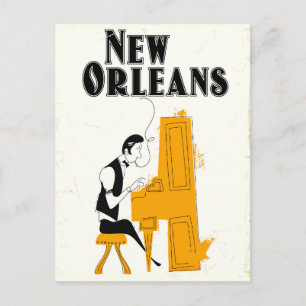 Postal Honky Tonk de Nueva Orleans