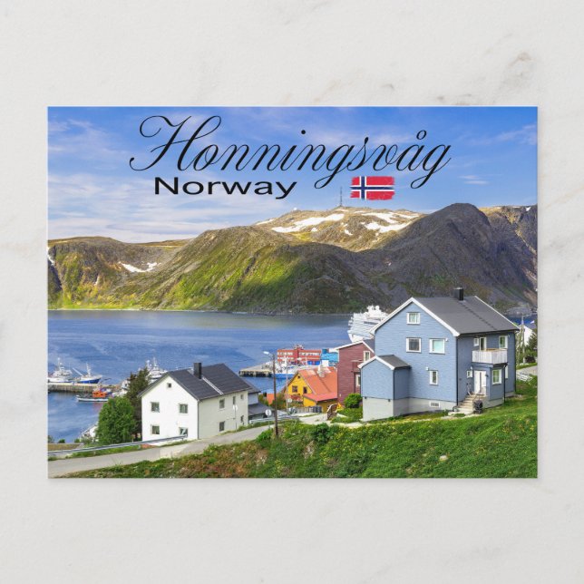 Postal Honningsvåg (Anverso)