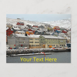 Postal Honningsvåg personalizable, Noruega