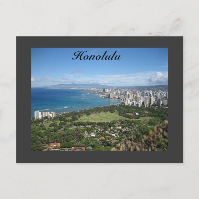Postal Honolulu (Anverso)