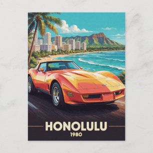 Postal Honolulu Crucero Tropical por la Carretera 1980 Ha