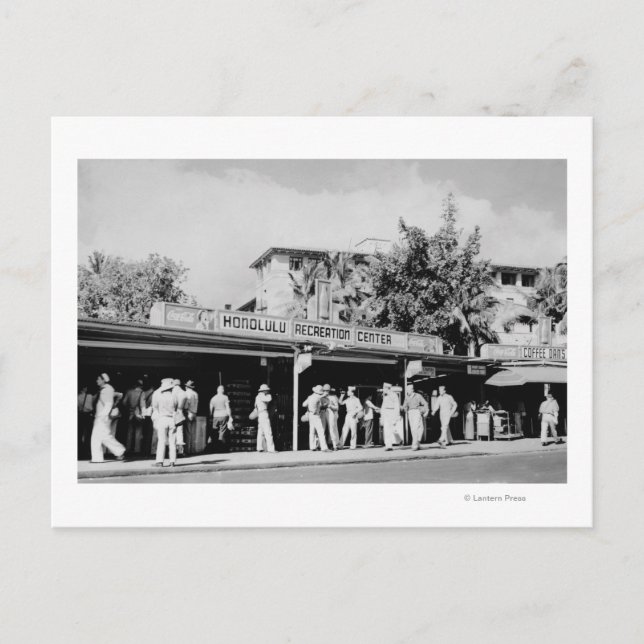 Postal Honolulu, HA - Vista de Honolulu (Anverso)