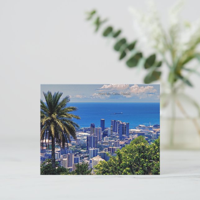 Postal Honolulu, Hawai (Anverso de pie)