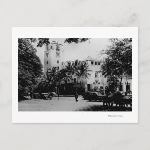Postal Honolulu, Hawaii - Vista del ayuntamiento