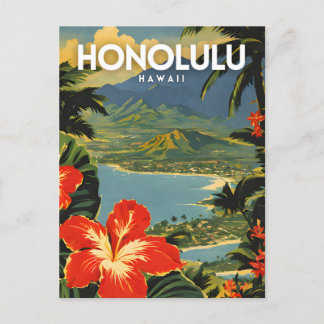 Postal Honolulu Nostalgic