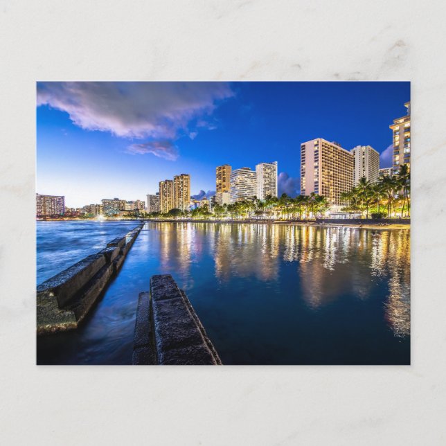 POSTAL HONOLULU OAHU HAWÁI (Anverso)