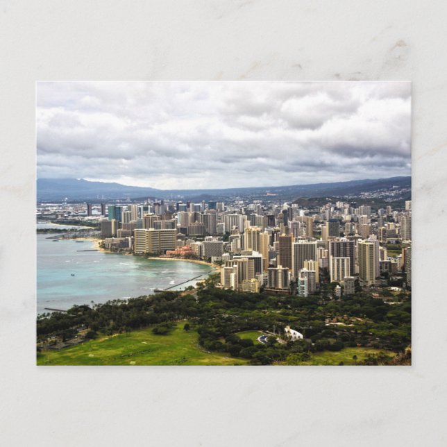 Postal Honolulu Postcard (Anverso)