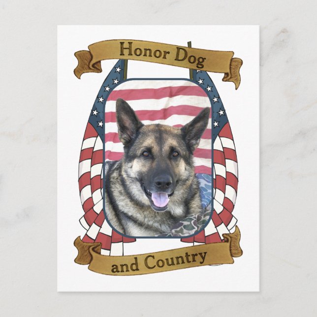 Postal Honor Dog and Country (Anverso)