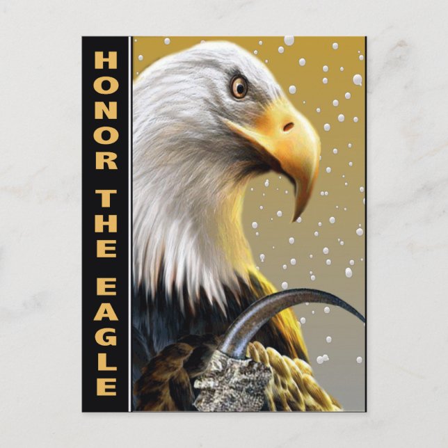 Postal Honor El águila Regalos y prendas de vestir (Anverso)