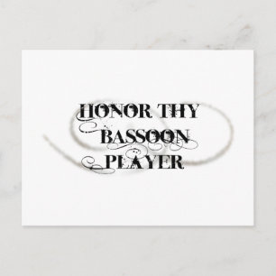 Postal Honor Thy Bassoon Player