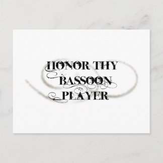 Postal Honor Thy Bassoon Player
