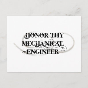 Postal Honor Thy Mechaner Engineer