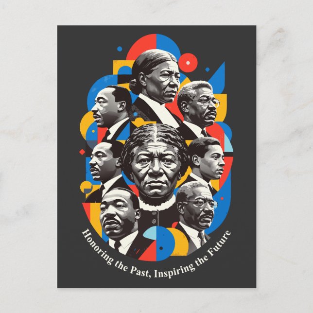 Postal Honoring The Past, Inspiring The future (Anverso)