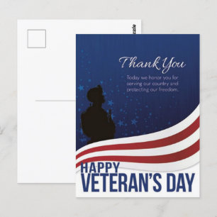 Postal Honrando a nuestros héroes este Día de los Veteran