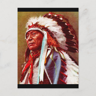 Postal Honrando la historia nativa estadounidense
