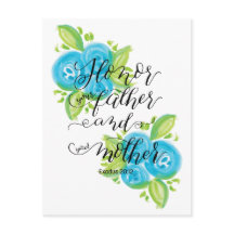 Honrar a tu padre y madre